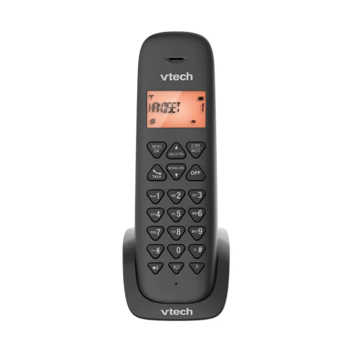 טלפון ביתי אלחוטי דק Alcor שחור VTECH