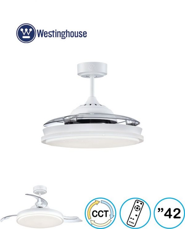 מאוורר תקרה כולל שלט ווסטינגהאוס Westinghouse 42" Pinta