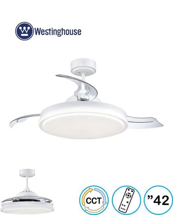 מאוורר תקרה כולל שלט ווסטינגהאוס Westinghouse 42" Pinta