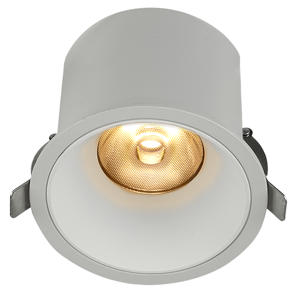 גוף תאורה DownLight מקצועי עגול לבן 22W 3000K 120Lm/w 38°