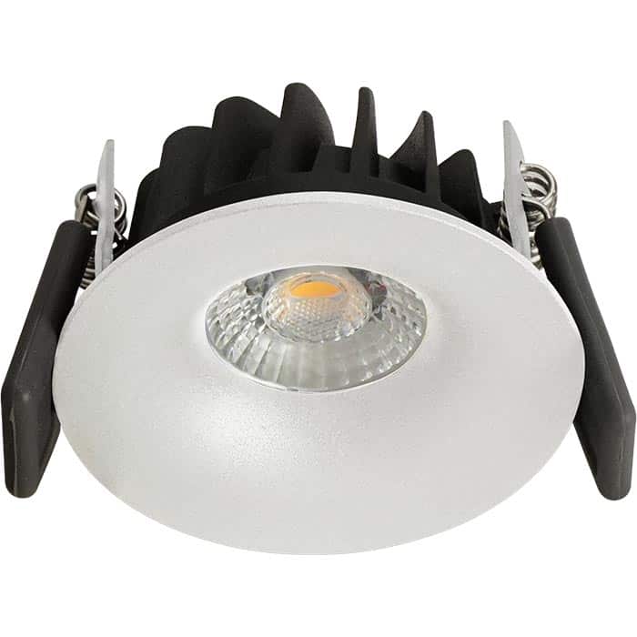 גוף תאורה DownLight מיני עגול לבן 8W 3000K BridgeLux 156Lm/w CRI90 60°