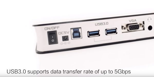 תחנת עגינה UNITEK USB3.0 Universal Docking Station