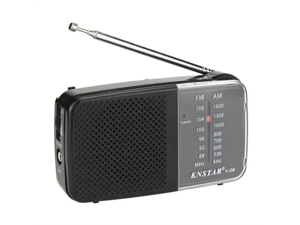 רדיו טרנזיסטור על סוללות KNSTARB K-258 AM/FM