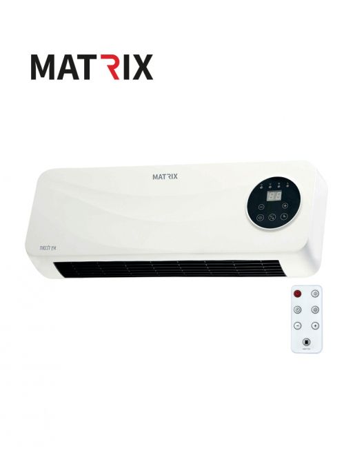 מזגנית חימום לתלייה 2,000W כולל שלט MATRIX